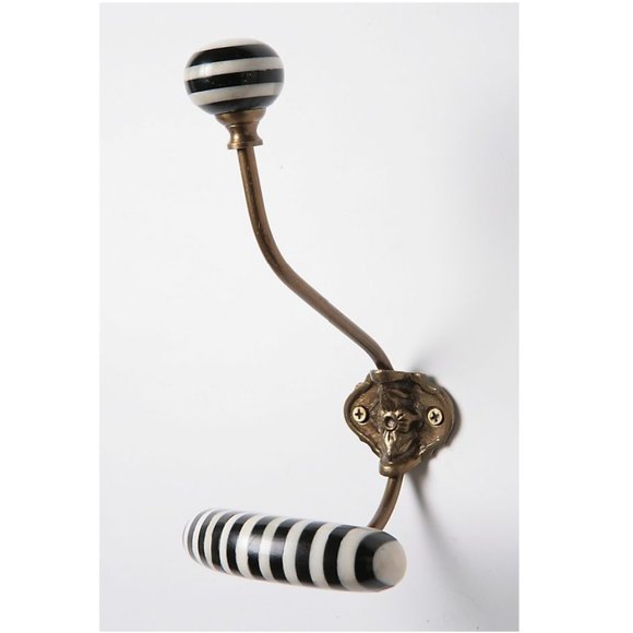 ISO Set of 2 Anthropologie B&W Wall Hooks